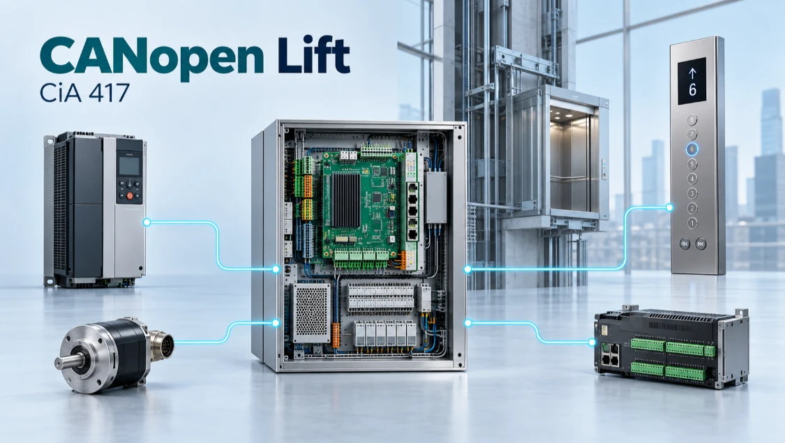 CANopen in Elevators: A Common Communication Language for Components