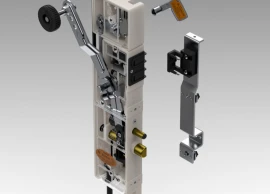 Can Lift CL-05 M-ASW Double-Safety Double-Tongue Elevator Landing Door Lock