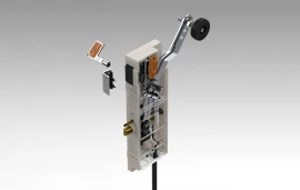 Can Lift CL-01 M Double-Safety Double-Tongue Elevator Landing Door Lock