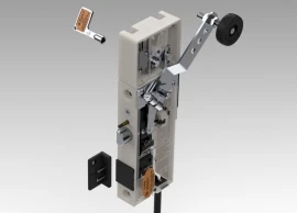 Can Lift CL-06 M-ASW Double-Safety Double-Tongue Elevator Landing Door Lock