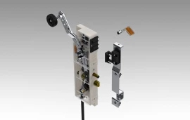 Can Lift CL-05 M-SW Double-Safety Double-Tongue Elevator Landing Door Lock