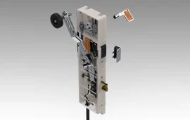 Can Lift CL-01 M-ASW Double-Safety Double-Tongue Elevator Landing Door Lock