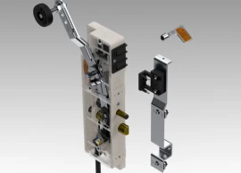 Can Lift CL-05 M-SW Double-Safety Double-Tongue Elevator Landing Door Lock