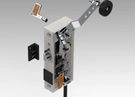 Can Lift CL-06 M-SW Double-Safety Double-Tongue Elevator Landing Door Lock