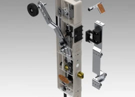 Can Lift CL-05 Mİ-ASW Double-Safety Double-Tongue Elevator Landing Door Lock