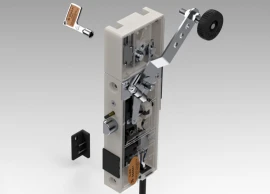 Can Lift CL-06 M-SW-ASW Double-Safety Double-Tongue Elevator Landing Door Lock