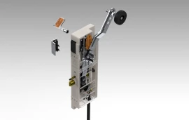 Can Lift CL-01 M-SW Double-Safety Double-Tongue Elevator Landing Door Lock